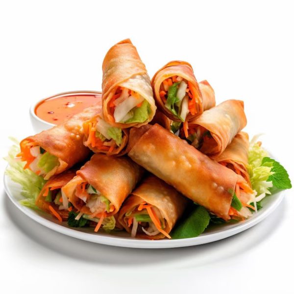 Vegetarian Spring Rolls (8Pcs)