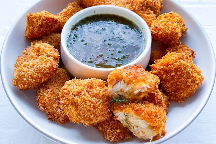 Chicken Schnitzel Bites Box + fries